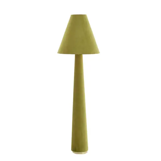 [1891676] Floor lamp Ø50x168 cm DEVIA velvet green
