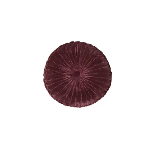 [6856687] Cushion Ø40 cm BEREND eggplant