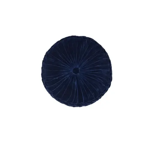 [6856675] Cushion Ø40 cm BEREND dark blue