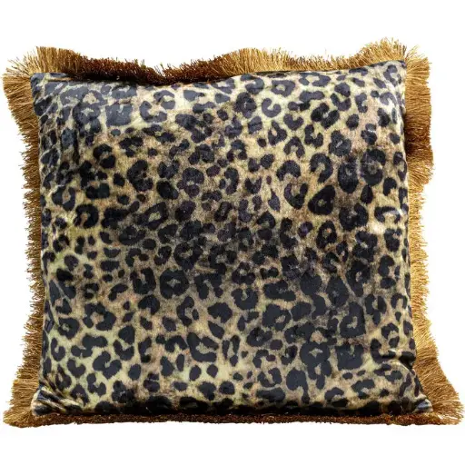 [53866] Cushion Leo Fringe 45x45cm
