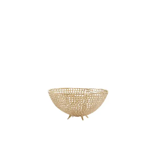 [6346685] Bowl Ø30x13 cm MURCIA antique gold