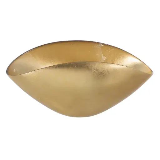 [609612] CENTER TABLE GOLDEN GLASS. DECORATION 15 X 29 X 13 CM